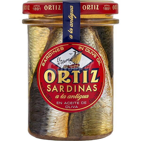 Ortiz Sardinas en aceite de oliva a la antigua ortiz