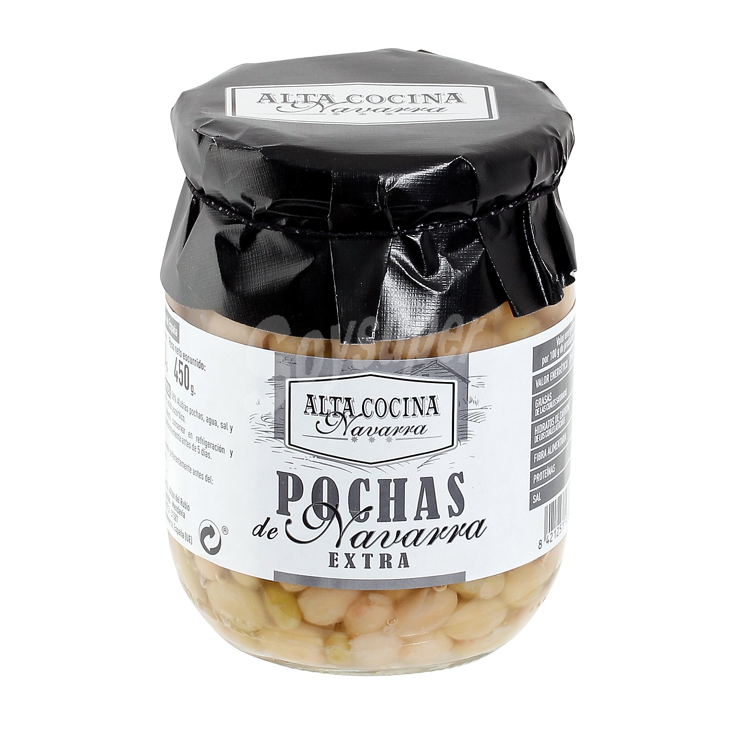 Pochas de Navarra frasco 450 gr