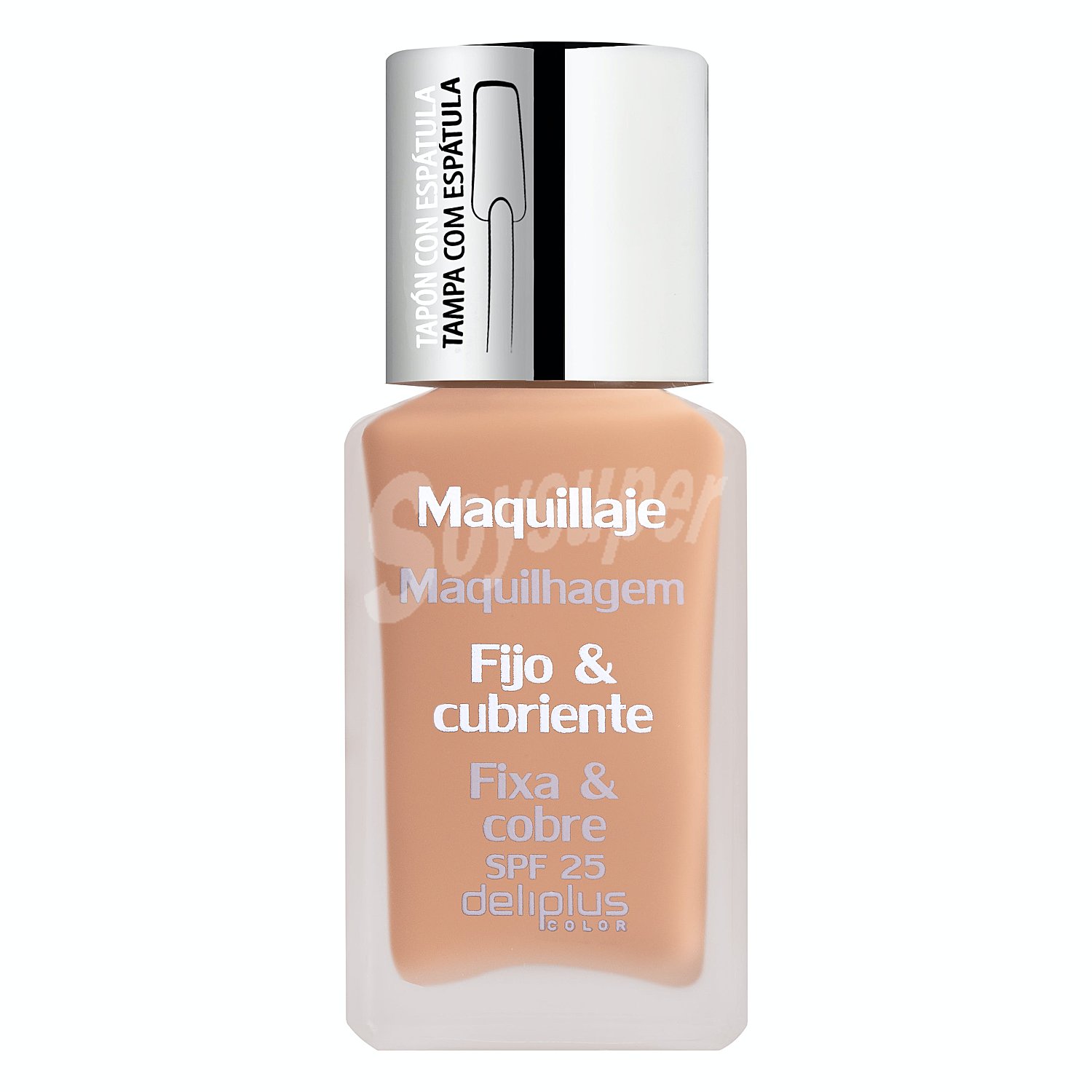 Maquillaje fluido fijo&cubriente Nº 06 beige medio