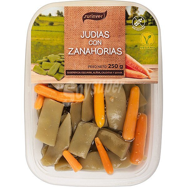 Judías verdes con zanahorias