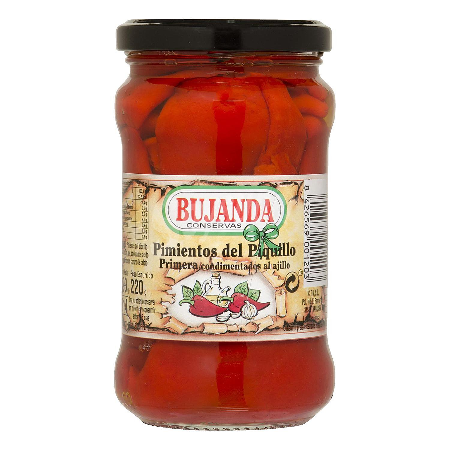 Pimiento de piquillo al ajillo