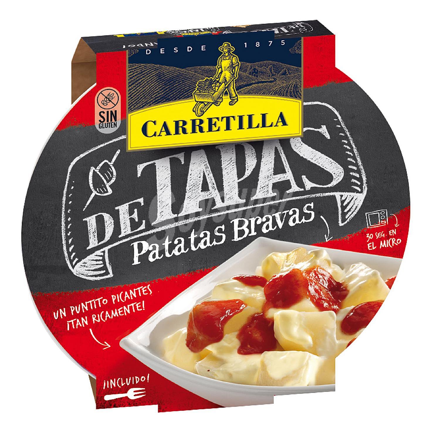 Tapas de patatas bravas