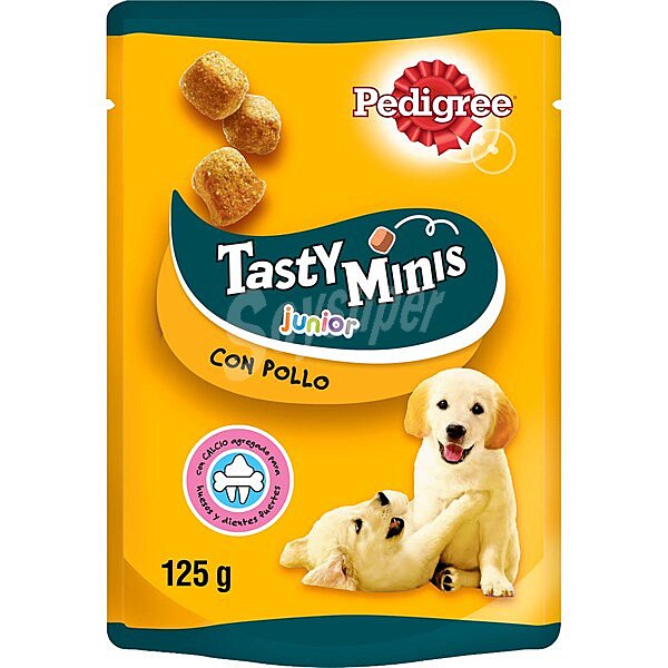 Pedigree Tasty Minis snack para perros junior pollo