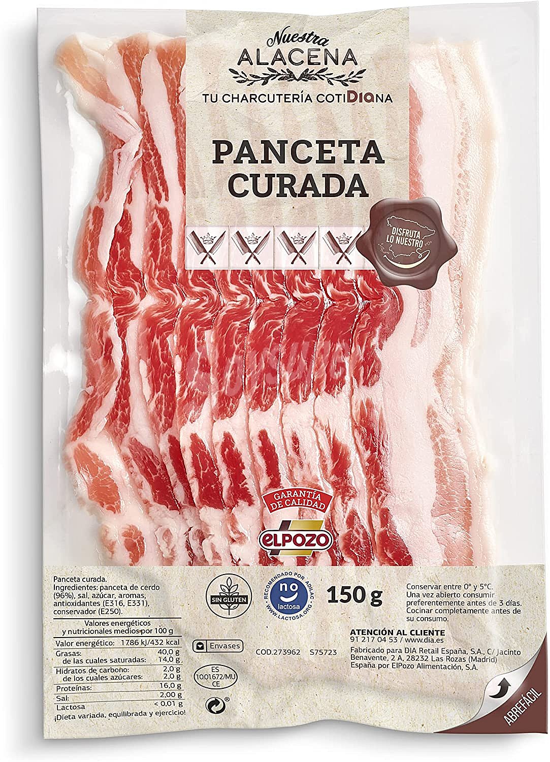 Panceta curada Nuestra Alacena