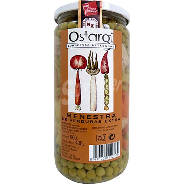 Menestra de verduras extra