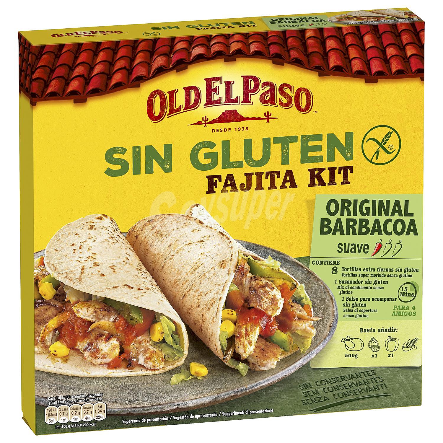 Kti fajitas Old El Paso sin gluten