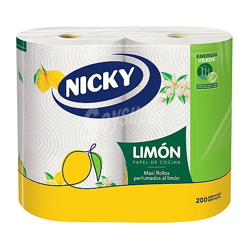 Nicky Papel de cocina Maxi perfumados al limón nicky