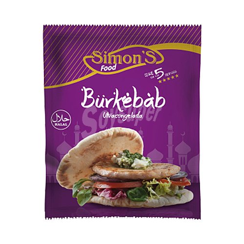 Simon´s food Hamburguesa de pollo con certificación Halal, ultracongeladas simon´s food