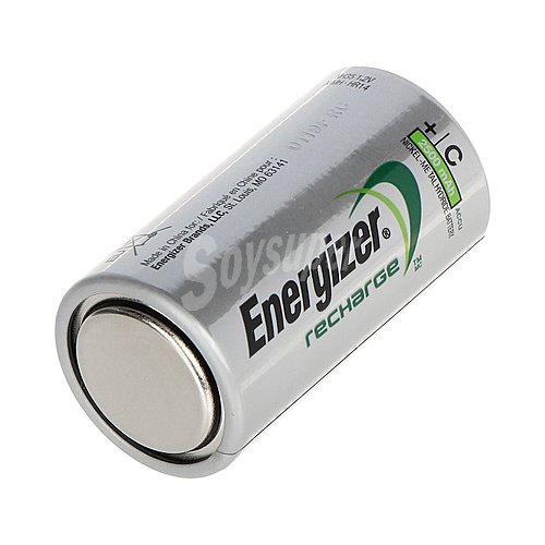 Pilas recargables C, HR14, 2500 mah, energizer