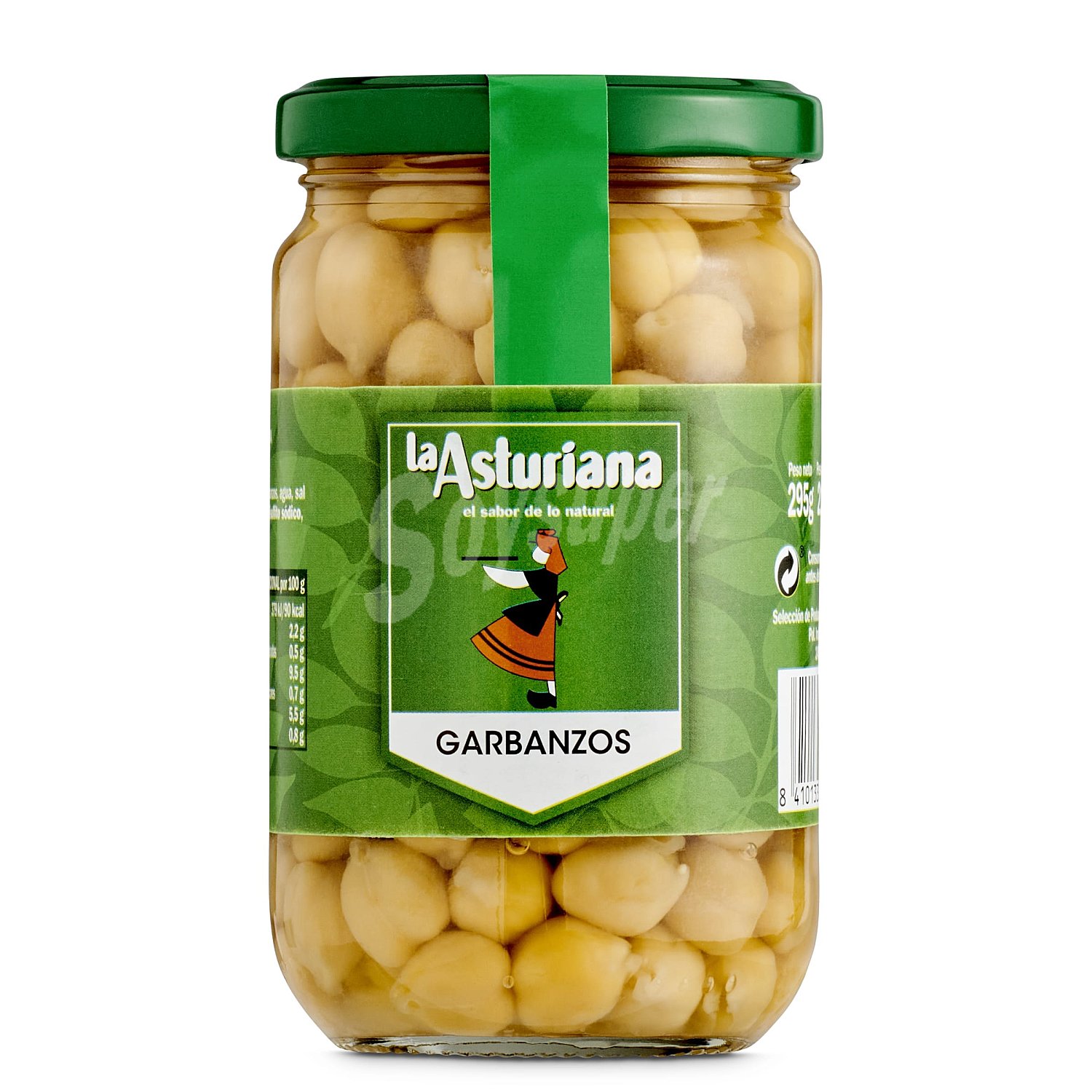 Garbanzos cocidos Legumbres la asturiana