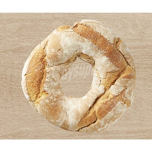 Rosca de pan rústica