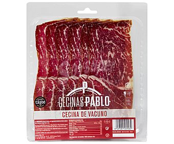 Cecina de vacuno elaborada sin gluten y cortada en lonchas