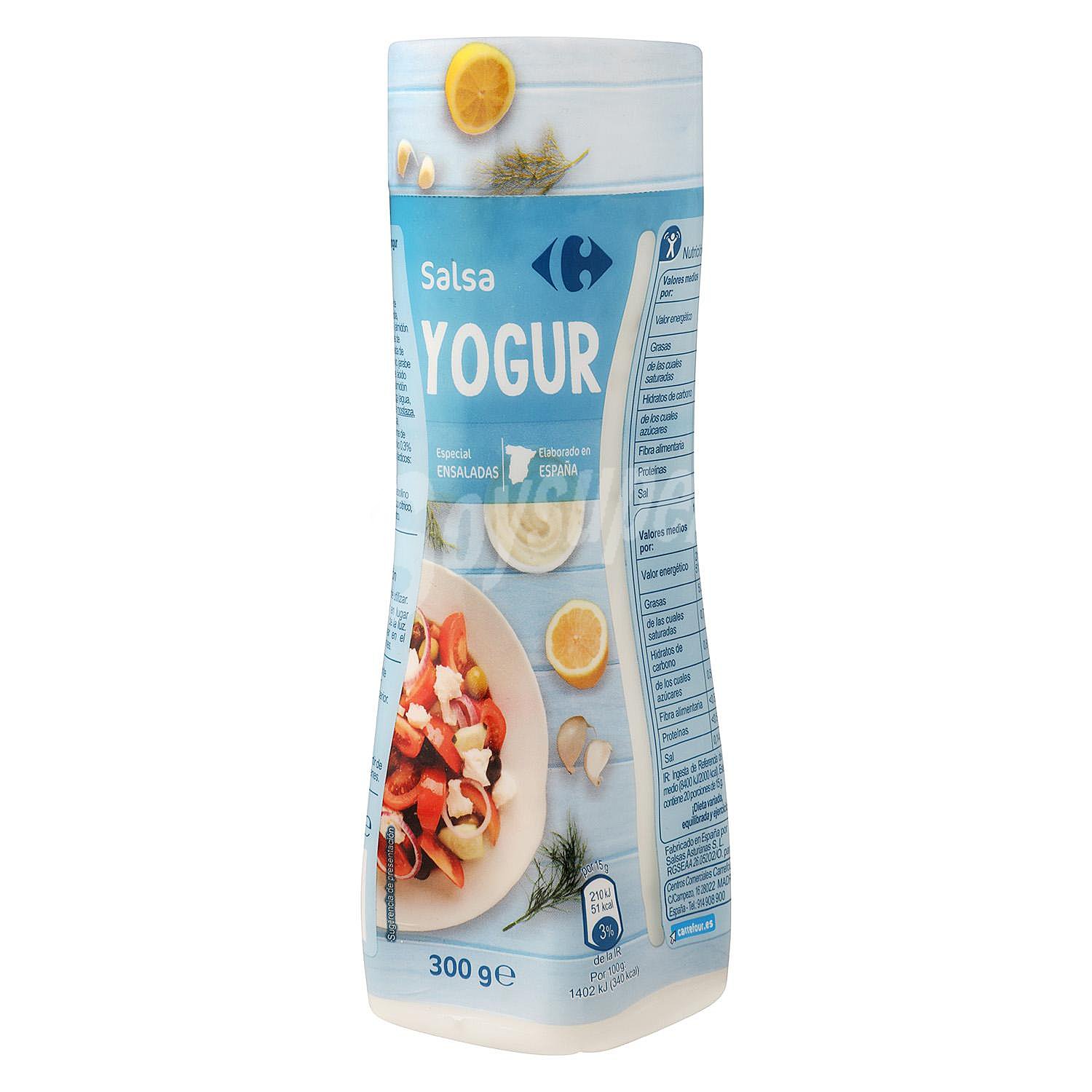 Salsa yogur Carrefour