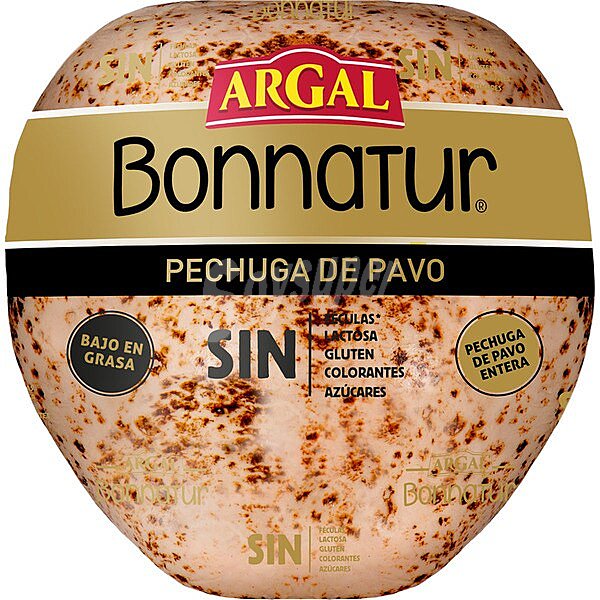 Bonnatur pechuga de pavo sin gluten sin lactosa