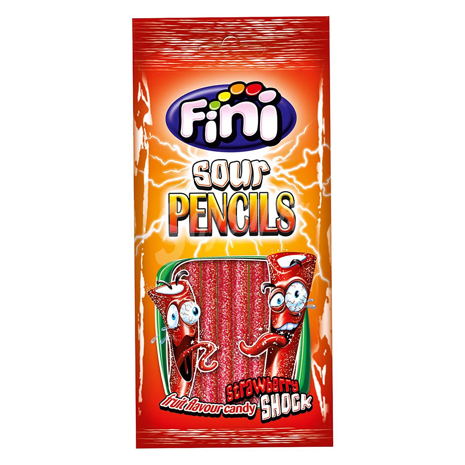 Regaliz de goma sabor fresa y pica pica Fini