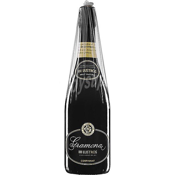 III Lustros vino espumoso brut nature Corpinnat