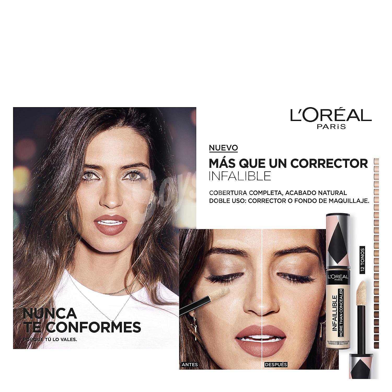 Corrector y base de maquillaje de cobertura completa, tono 331 Latte l´oréal Infaillible