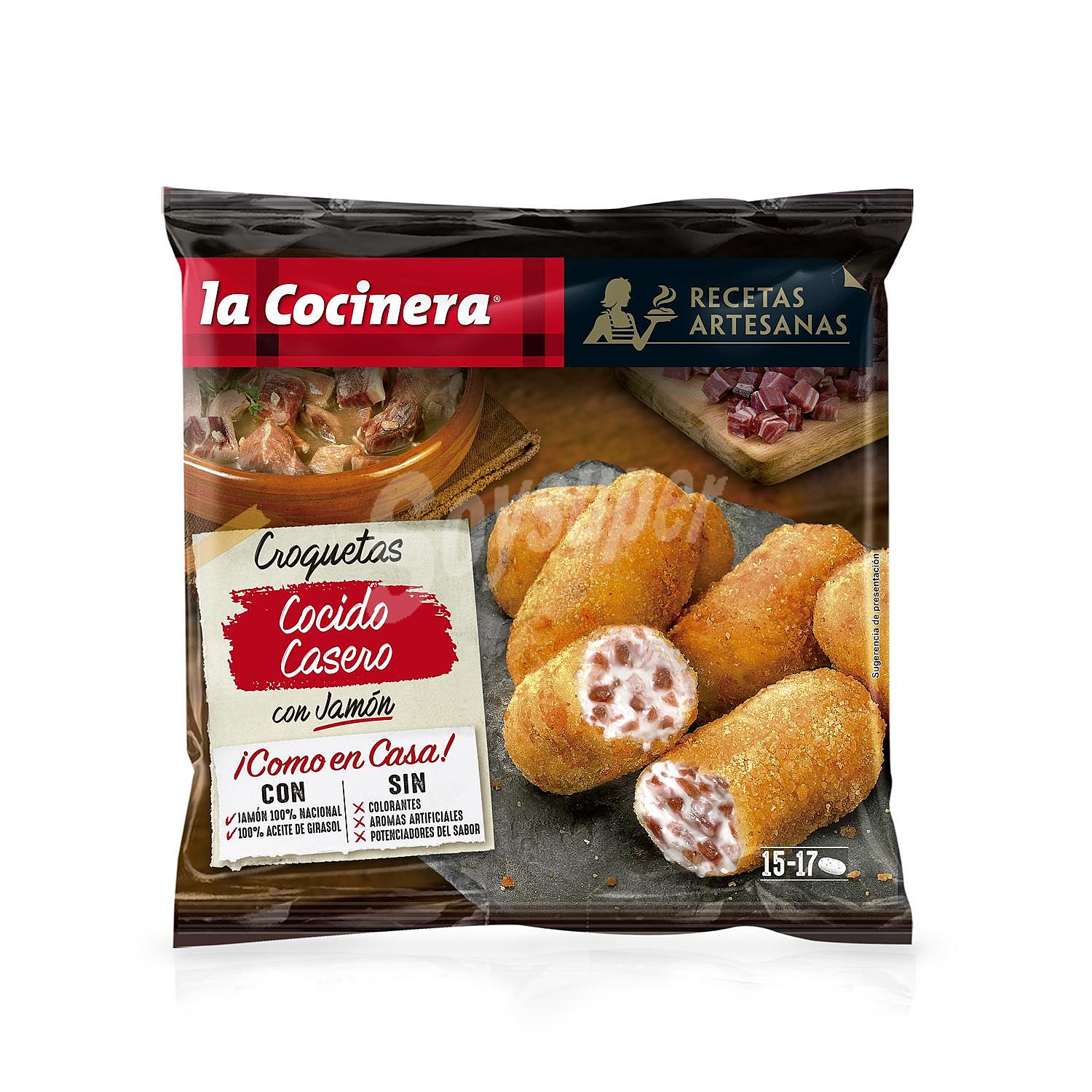 Croquetas artesanas de cocido con jamón serrano (100% nacional) LA cocinera Recetas artesanas