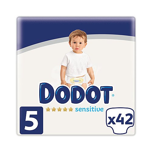 Dodot Pañales de la talla 5, para niños de 11 a 16 kilogramos dodot Sensitive