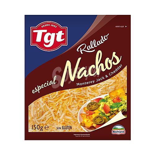 TGT Queso rallado especial (monterey Jack y Cheddar) TGT NACHOS150