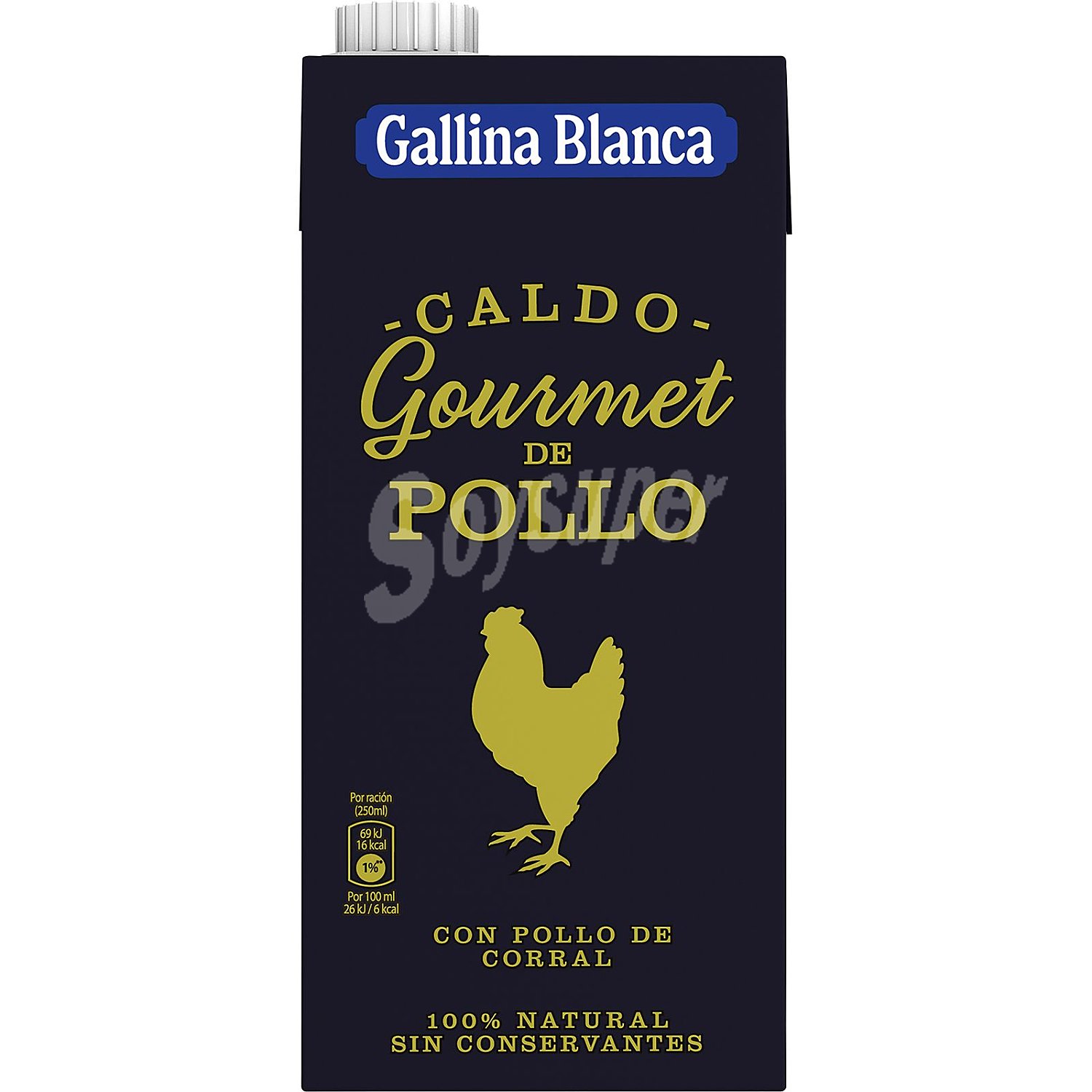 Caldo de pollo gourmet sin gluten