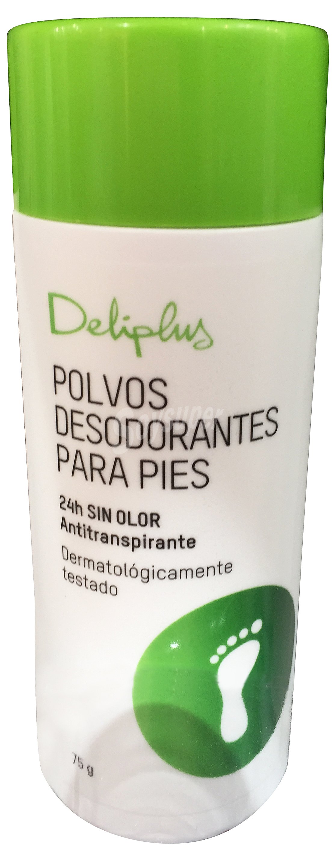 Desodorante polvo pies antitranspirable