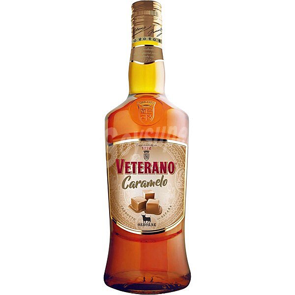 Bebida espirituosa de brandy con caramelo botella 75 cl