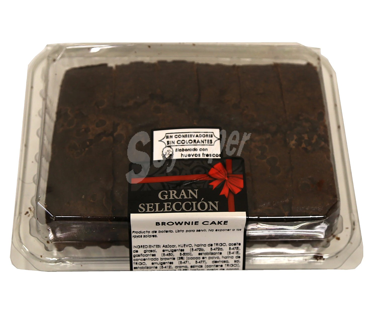 Bizcocho brownie, 400g.