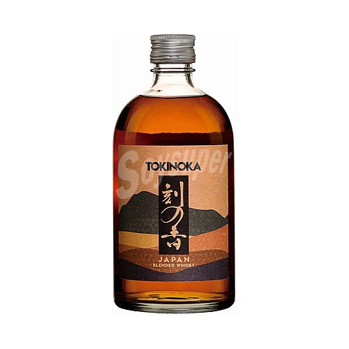 Tokinoka Whisky blended mezclado, madurado y embotellado en Japón tokinoka