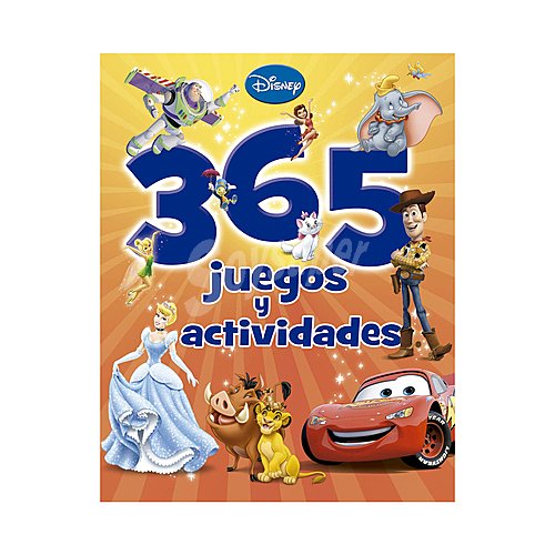 365 juegos y actividades, libro de actividades. Género: infantil, actividades, vacaciones. Editorial Disney.