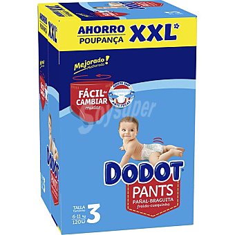 Pants pañal & braguita unisex de 6 a 11 kg talla