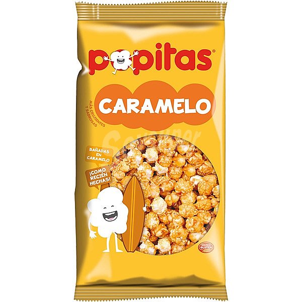 Palomitas sabor caramelo Popitas sin gluten