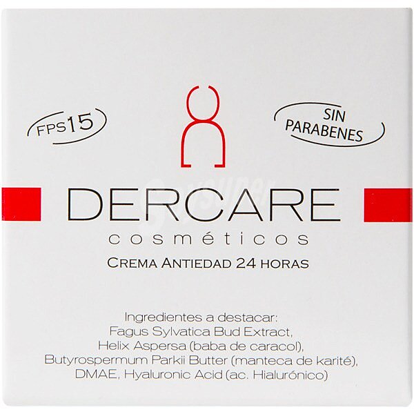 Dercare crema antiedad 24 horas con FPS