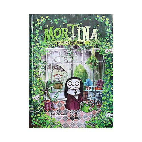 Mortina, un primo muy esnob, barbara cantini. Género: infantil. Editorial: La Galera