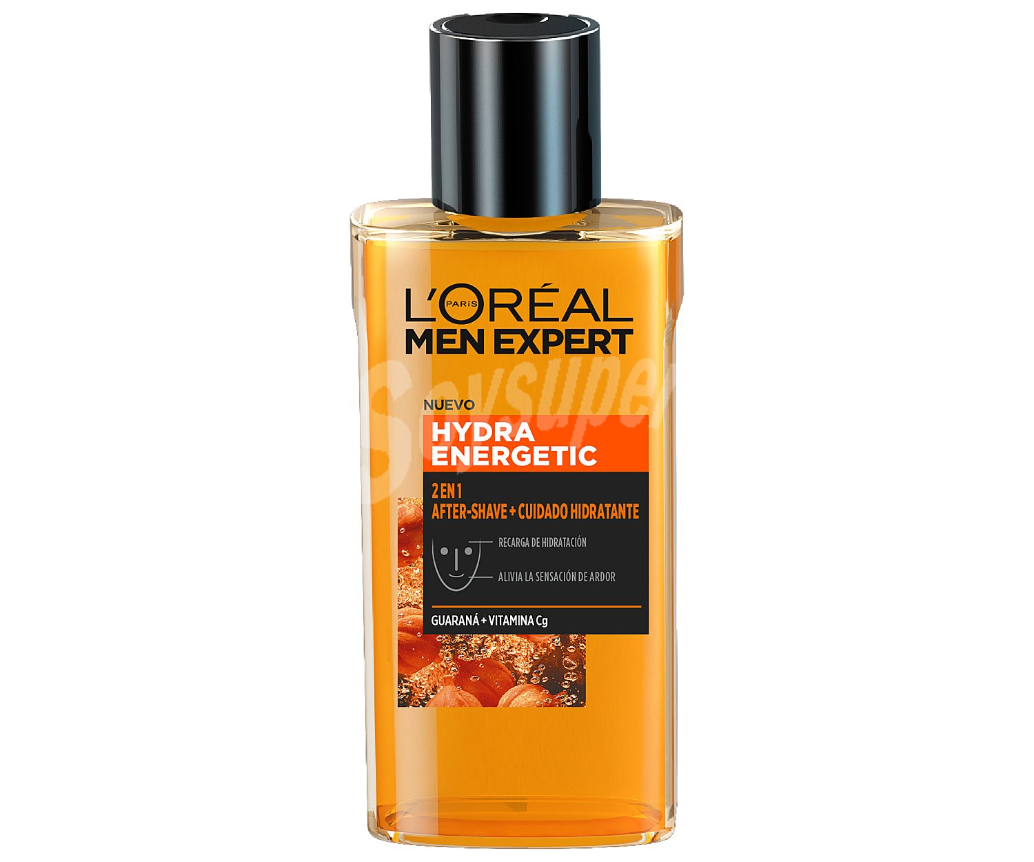 After shave con acción hidratante, para todo tipo de pieles l´oréal Hydra energetic