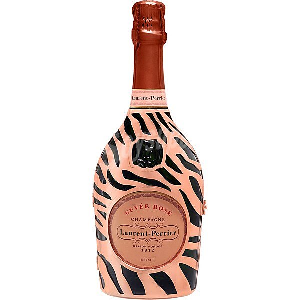 Champagne rosé con Estuche metálico