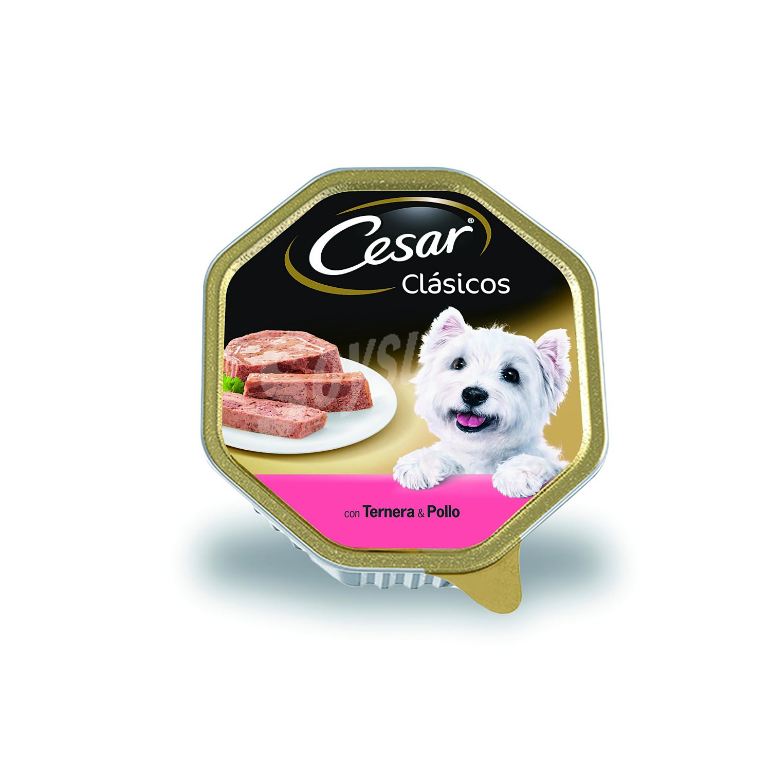 Alimento para perros con ternera y pollo