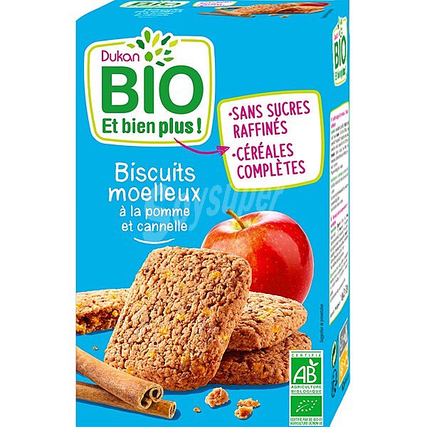 Bio barritas ecológicas a la manzana con canela