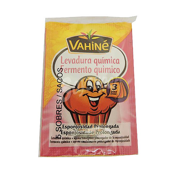 Levadura química 5 sobres