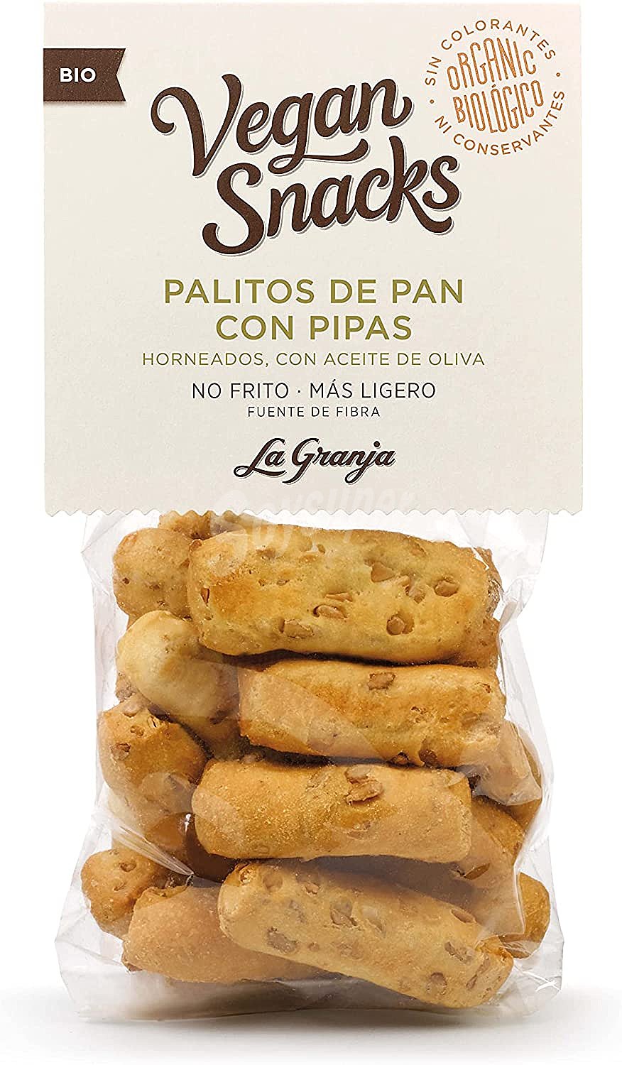 LA granja Palitos de pan con pipas ecológicos LA granja