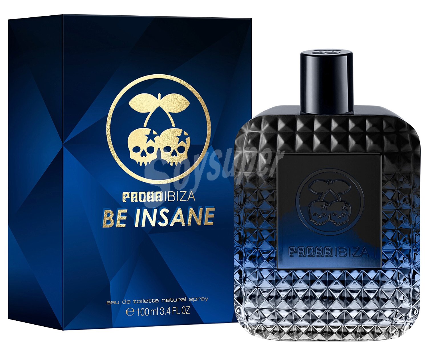 Eau de toilette para hombre con vaporizador en spray BE insane