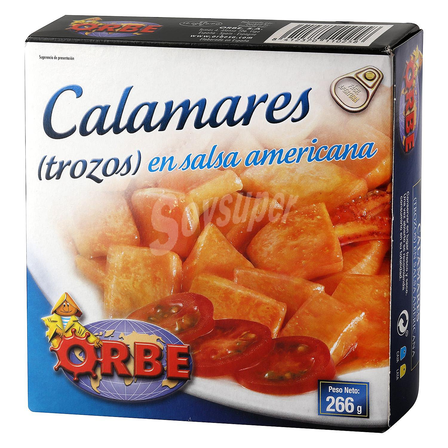 Calamares en salsa americana Orbe