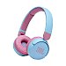 Auriculares bluetooth para niños tipo diadema JBL JR 310 BT, control de volumen, color azul y rosa