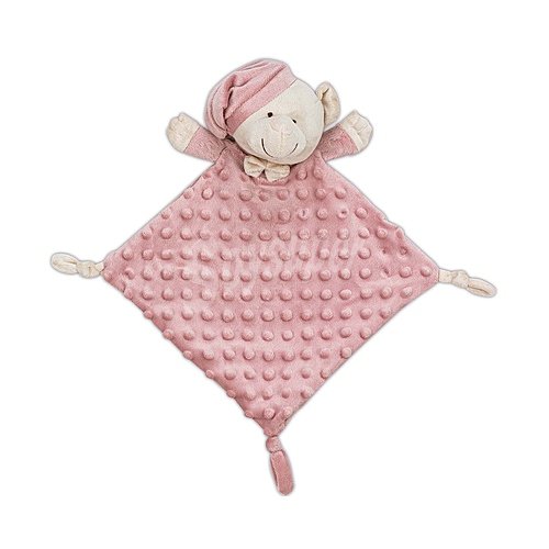 Set de manta burbuja + doudou, color rosa, interbaby.