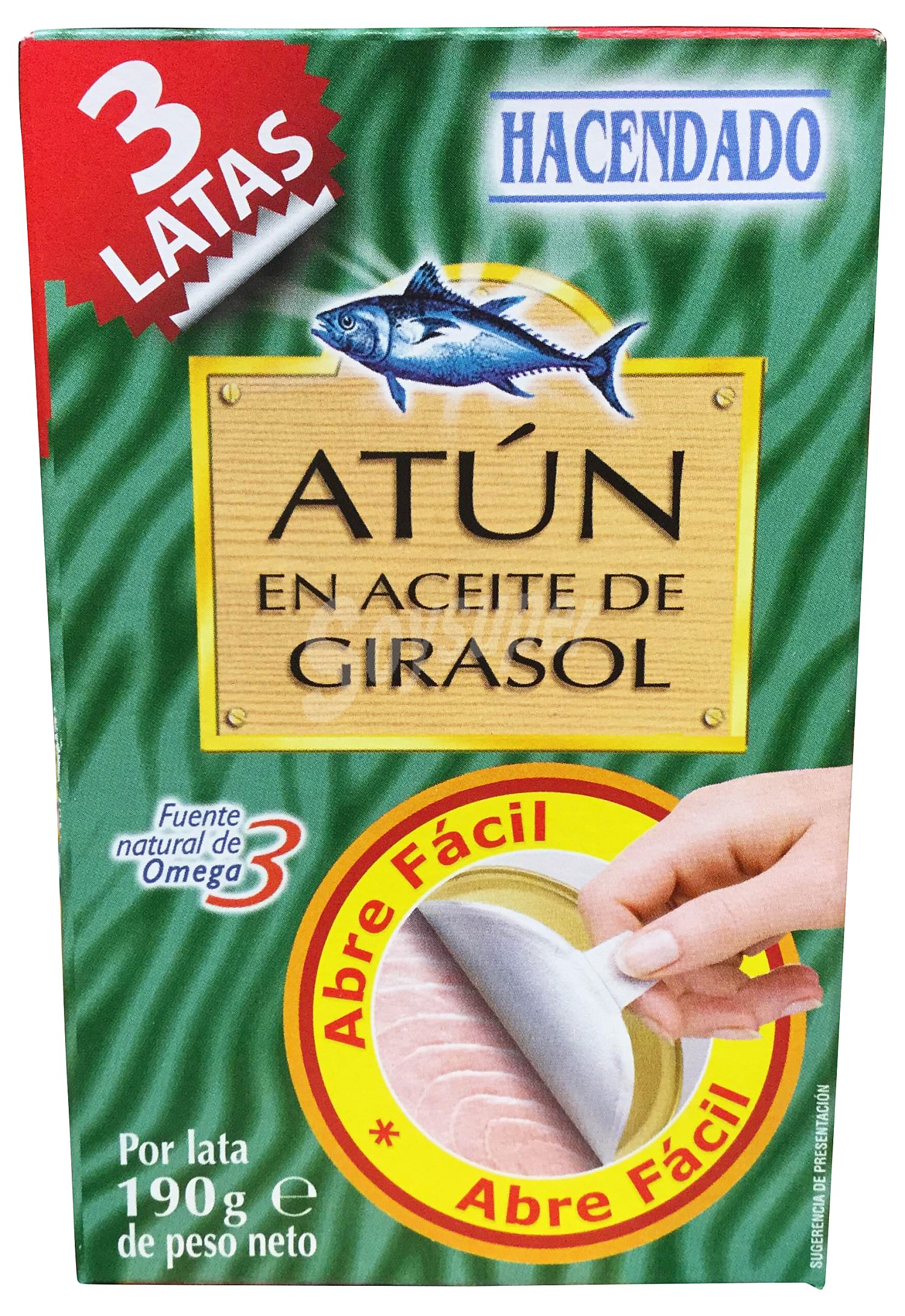 Atun en aceite girasol (abre fácil solapin)