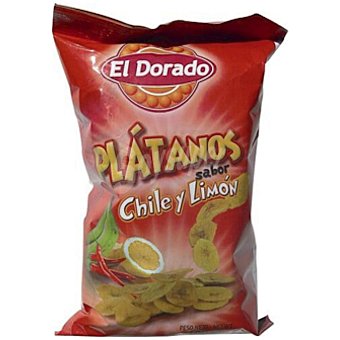 Snack de plátano sabor chile y limón El Dorado