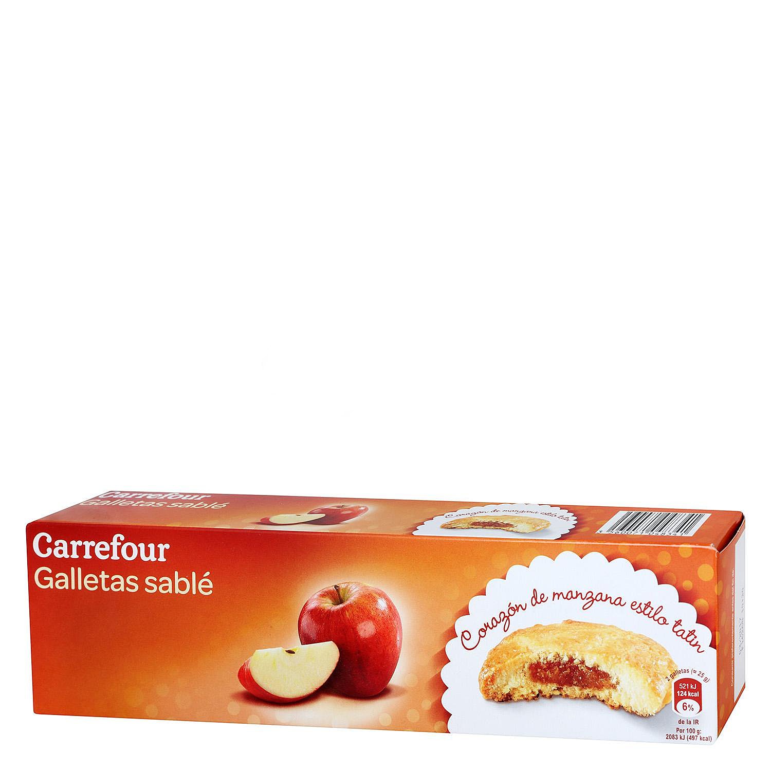 Galletas sablé de manzana Carrefour