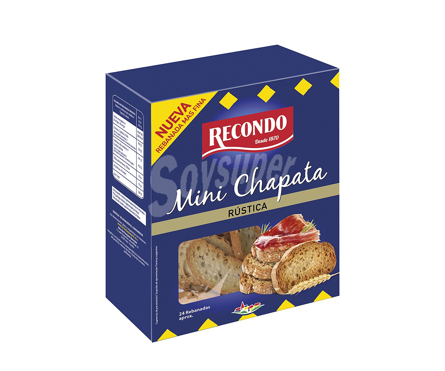 Recondo Mini chapatas rústicas recondo