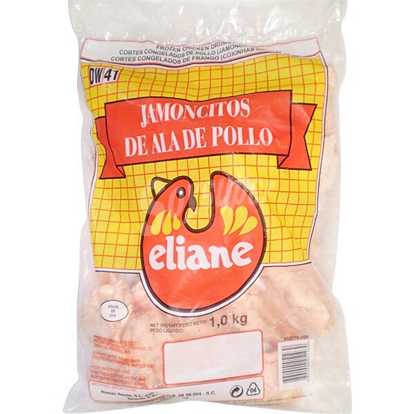 Jamoncitos de ala de pollo congelados