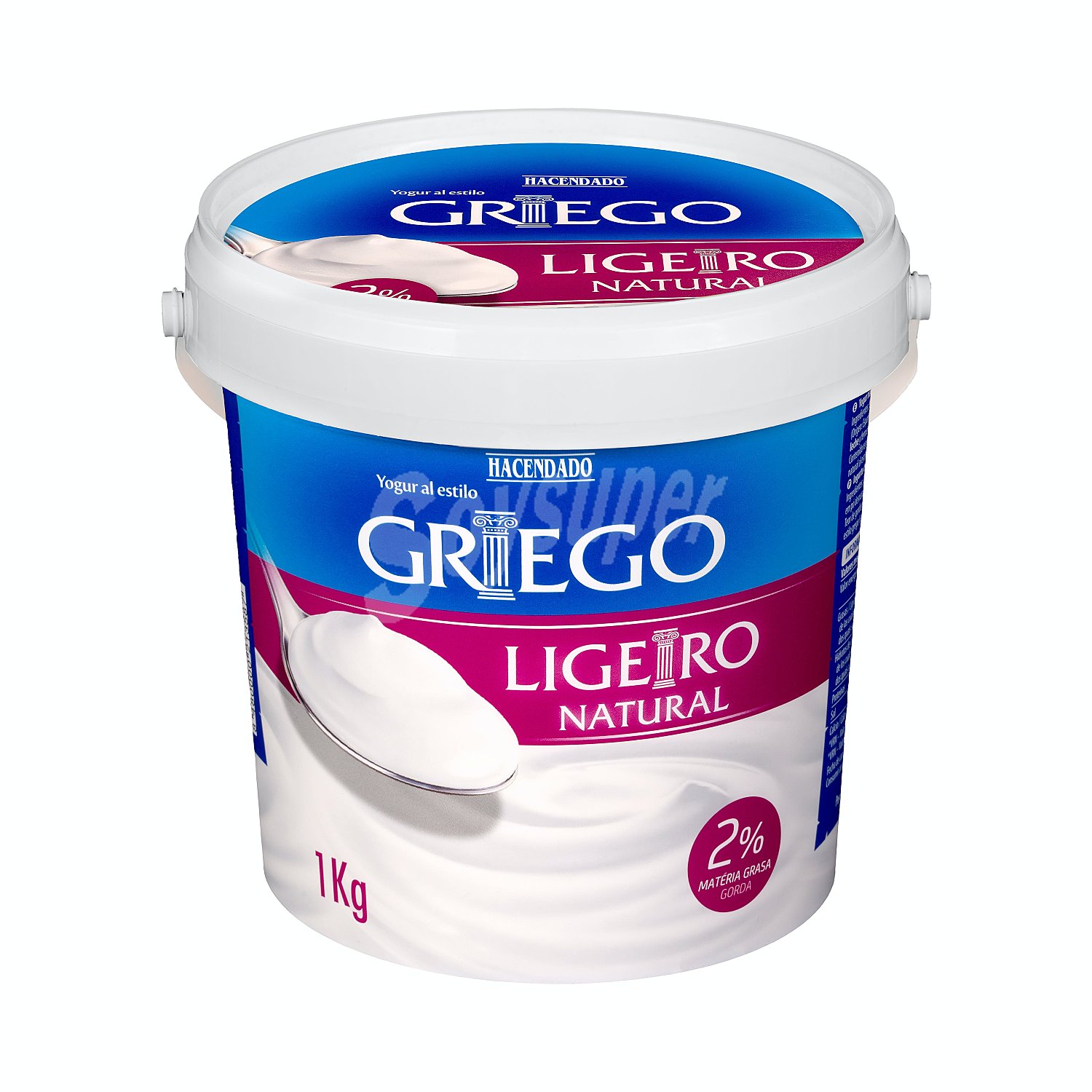 Yogur griego ligero natural